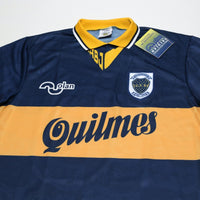 1995/96 Maradona #10 Boca Juniors Olan Reissue Quilmes LS Shirt 44 (XL) BNWT