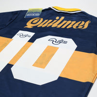 1995/96 Maradona #10 Boca Juniors Olan Reissue Quilmes SS Shirt 42 (L) BNWT