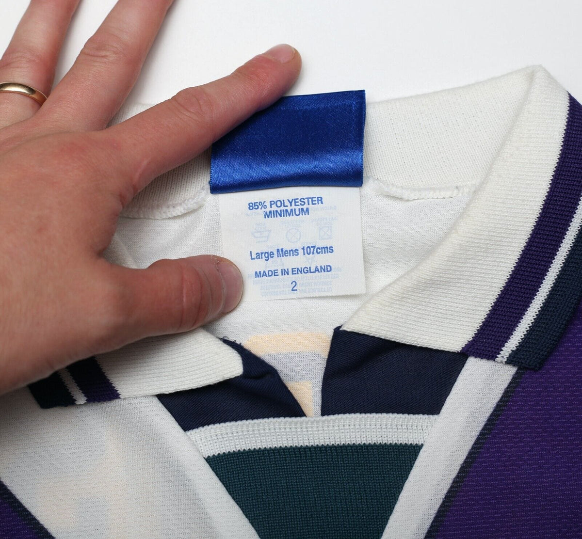 1995/96 McCOIST #9 Scotland Vintage Umbro Away Football Shirt (L) Euro 96