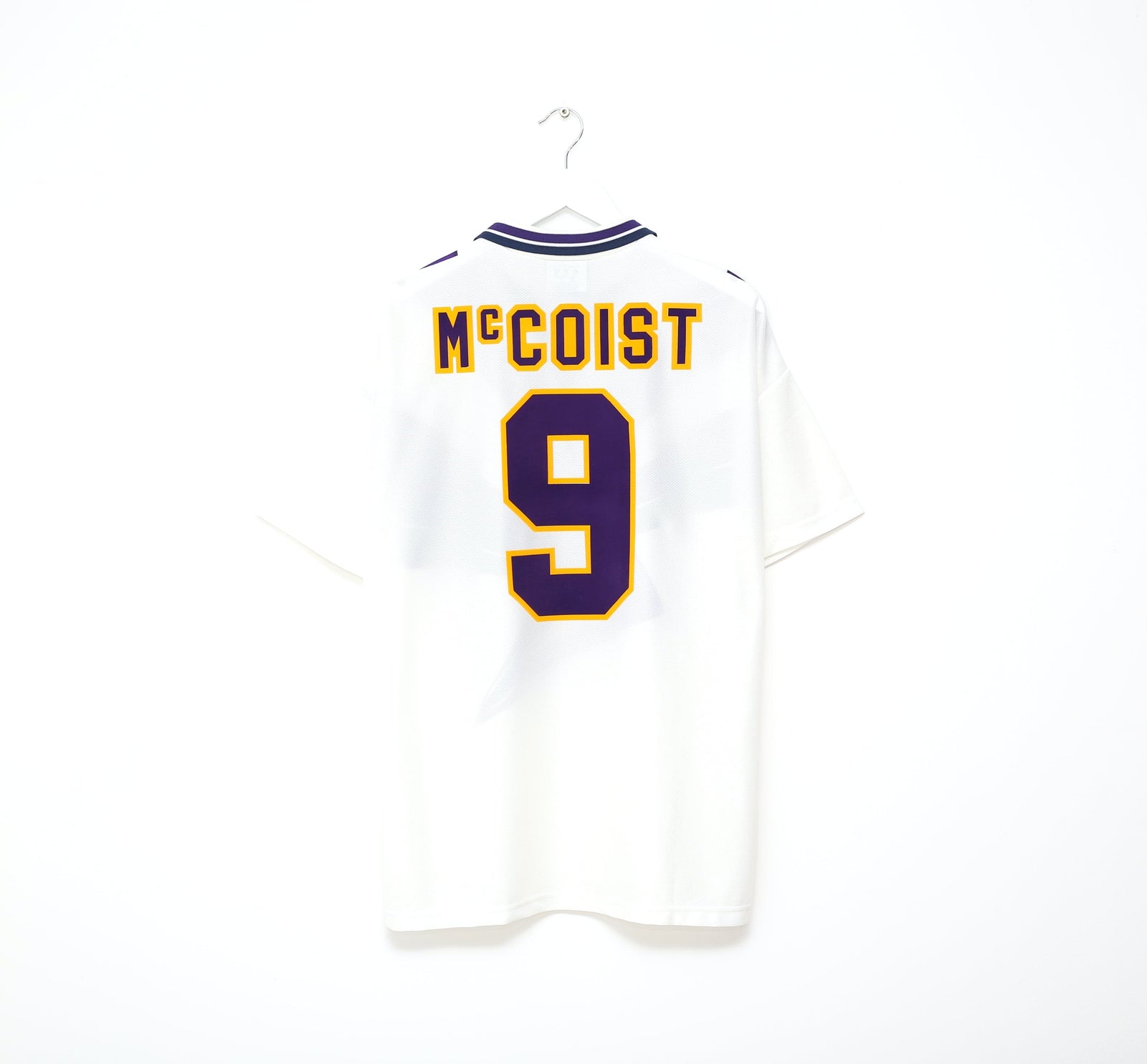 1995/96 McCOIST #9 Scotland Vintage Umbro Away Football Shirt (L) Euro 96