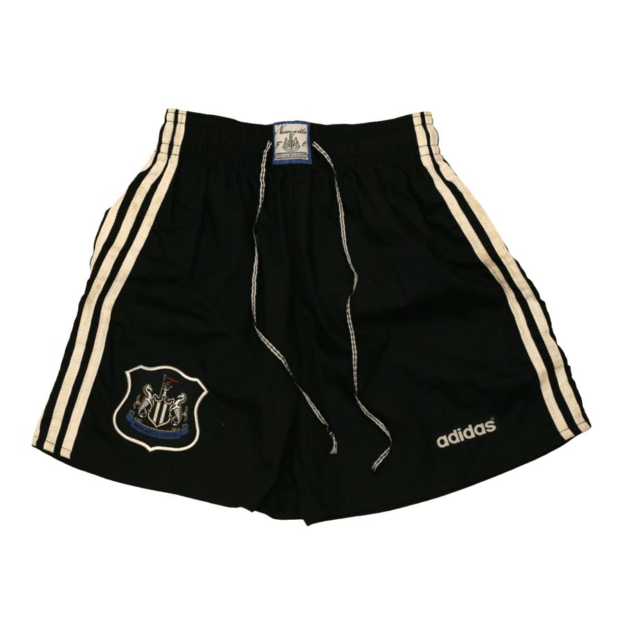 1995/96 Newcastle United Vintage adidas Home Kit Football Shorts (S) 30" Waist