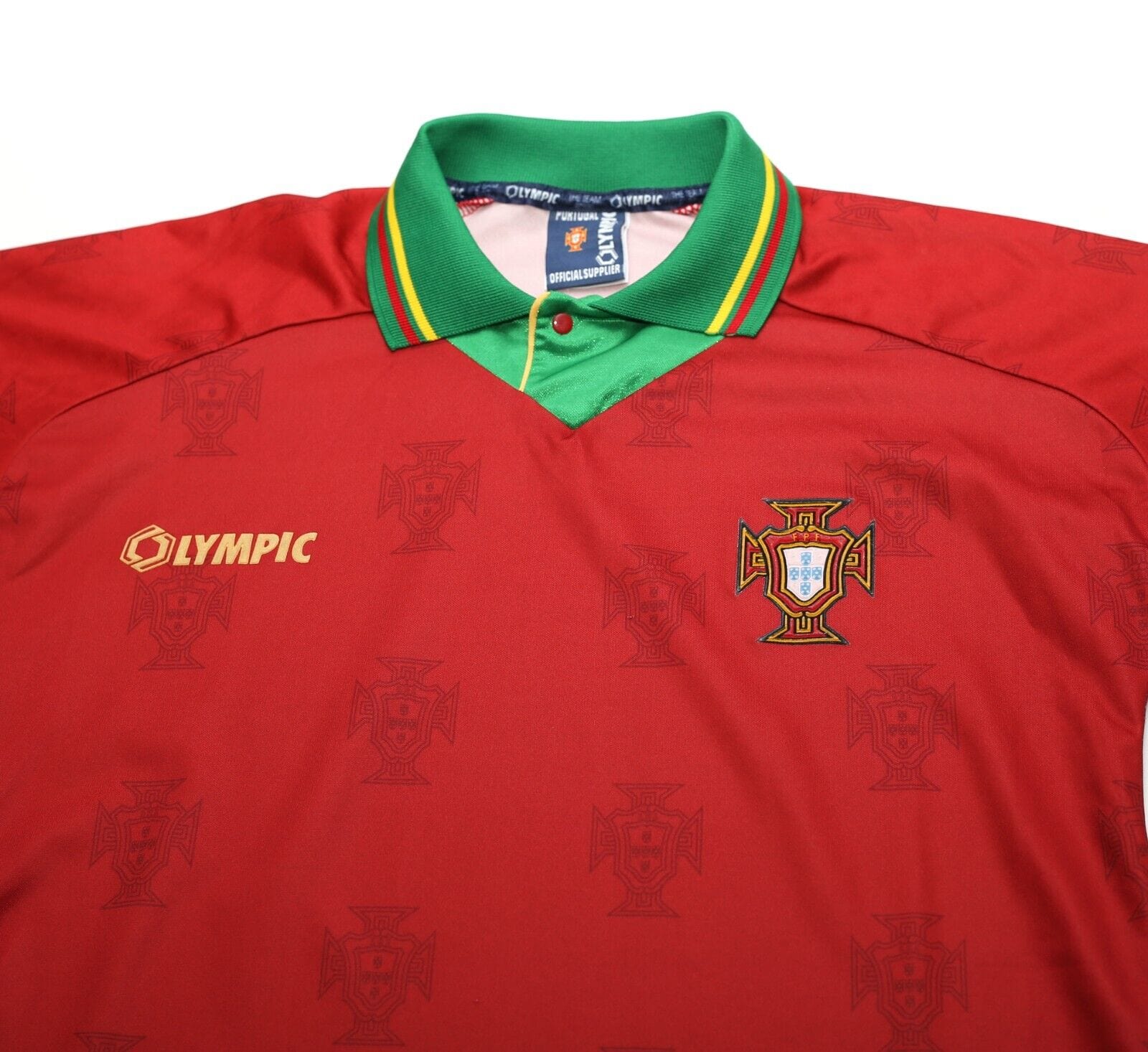 1995/96 PORTUGAL Vintage Olympic Home Football Shirt (M)