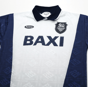 1995/96 PRESTON North End Vintage PRO Footy Home Football Shirt (M)