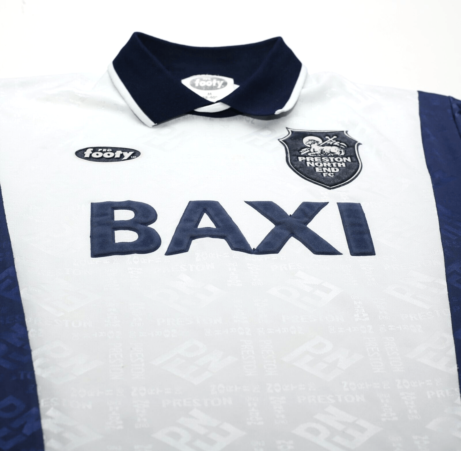1995/96 PRESTON North End Vintage PRO Footy Home Football Shirt (M)
