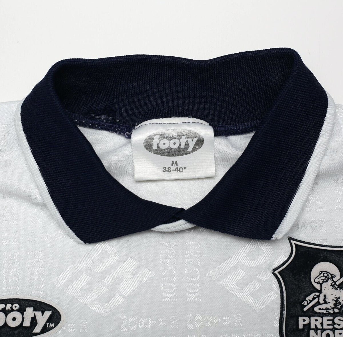 1995/96 PRESTON North End Vintage PRO Footy Home Football Shirt (M)
