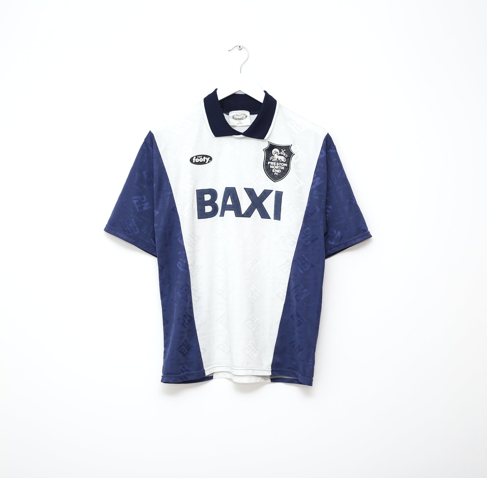 1995/96 PRESTON North End Vintage PRO Footy Home Football Shirt (M)