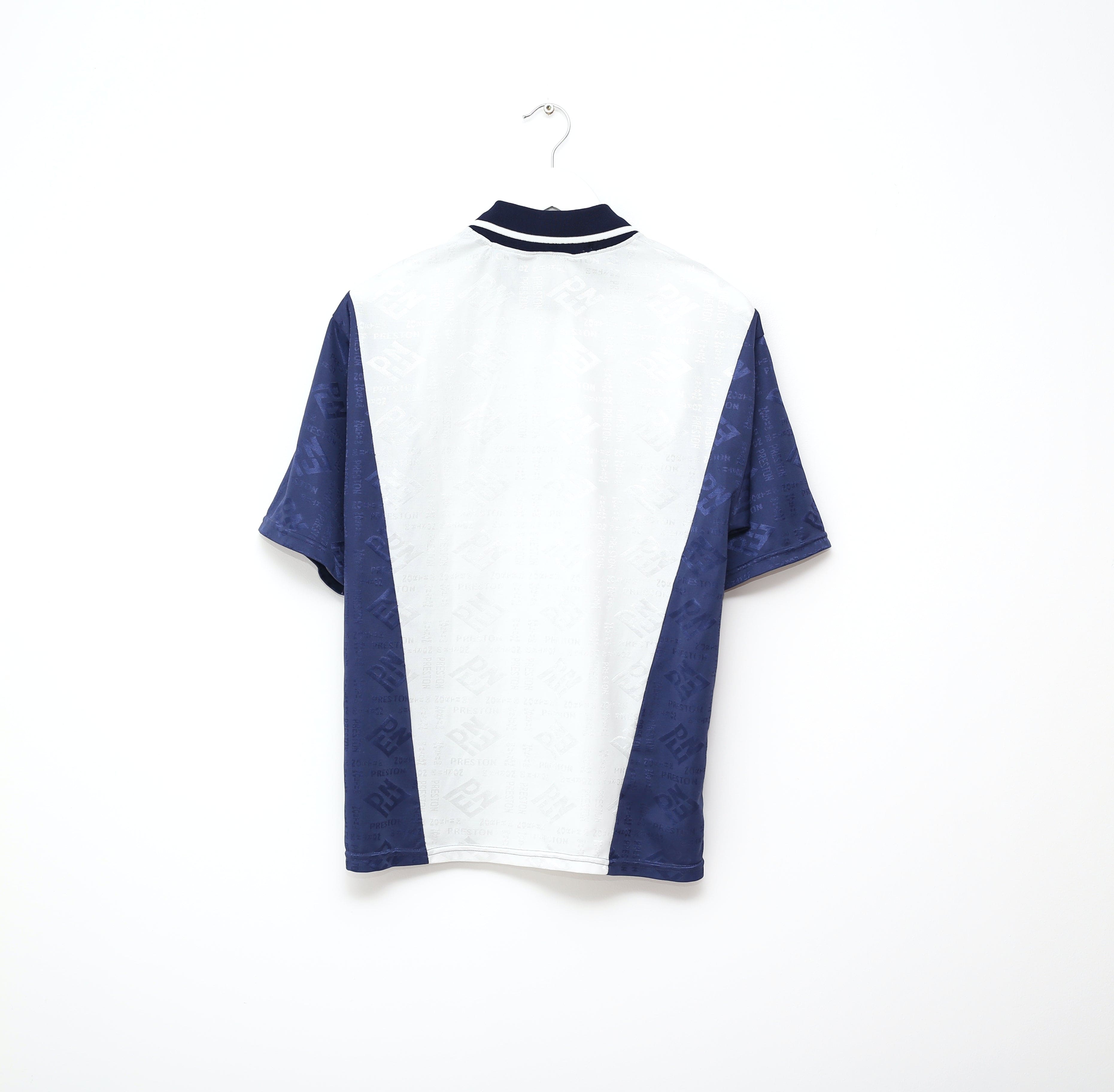 1995/96 PRESTON North End Vintage PRO Footy Home Football Shirt (M)