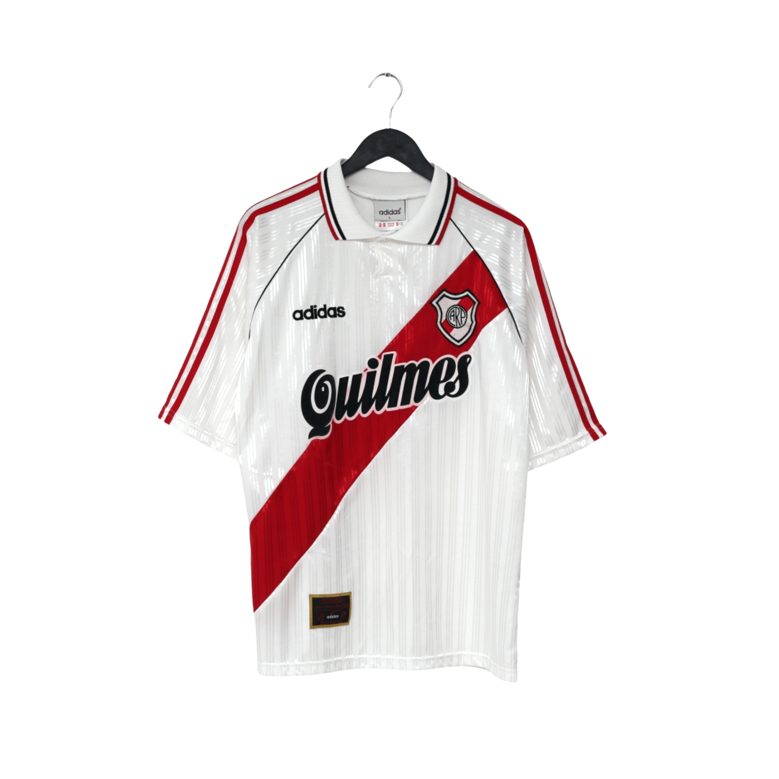 1995/96 River Plate Vintage adidas Home Football Shirt (L)