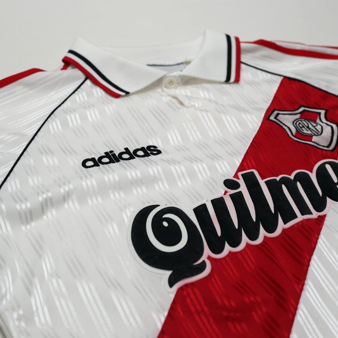 1995/96 River Plate Vintage adidas Home Football Shirt (L)
