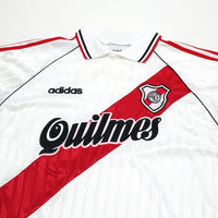 1995/96 River Plate Vintage adidas Home Football Shirt (L)