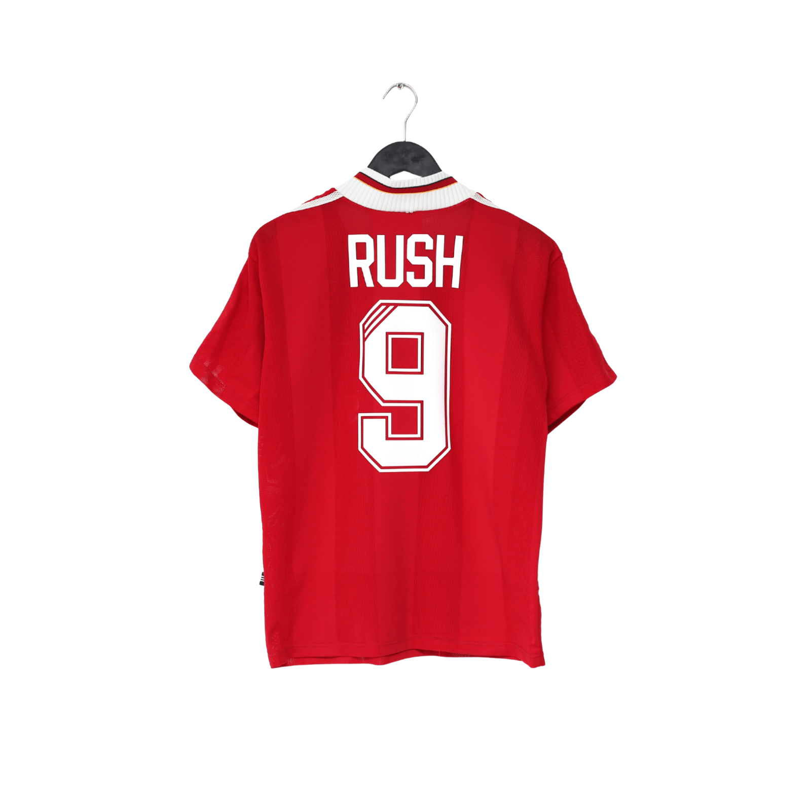 1995/96 RUSH #9 Liverpool Vintage adidas Home Football Shirt (S)
