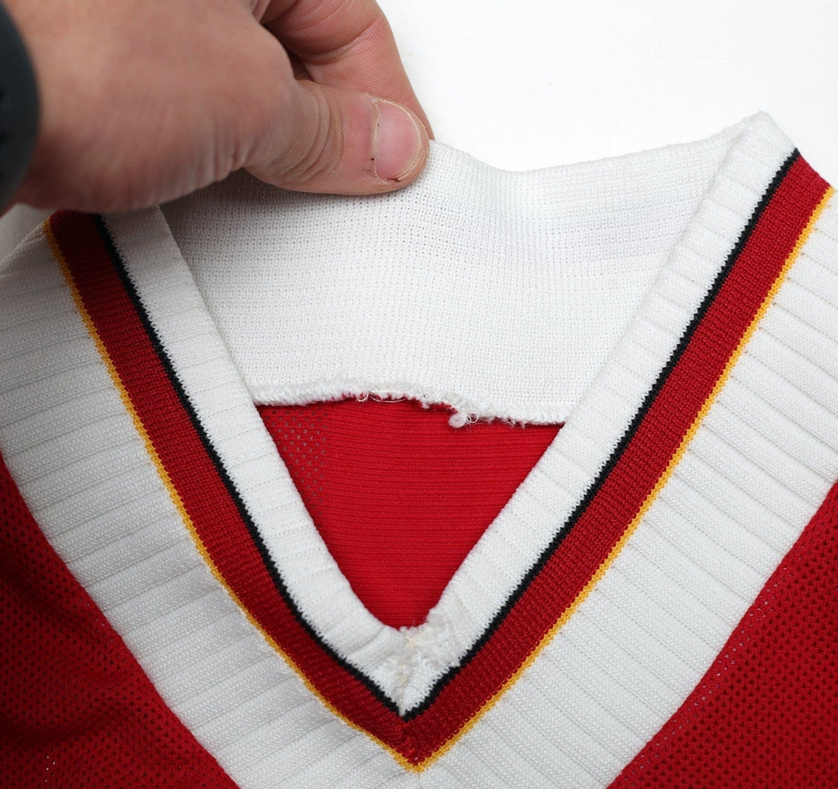 1995/96 RUSH #9 Liverpool Vintage adidas Home Football Shirt (S)