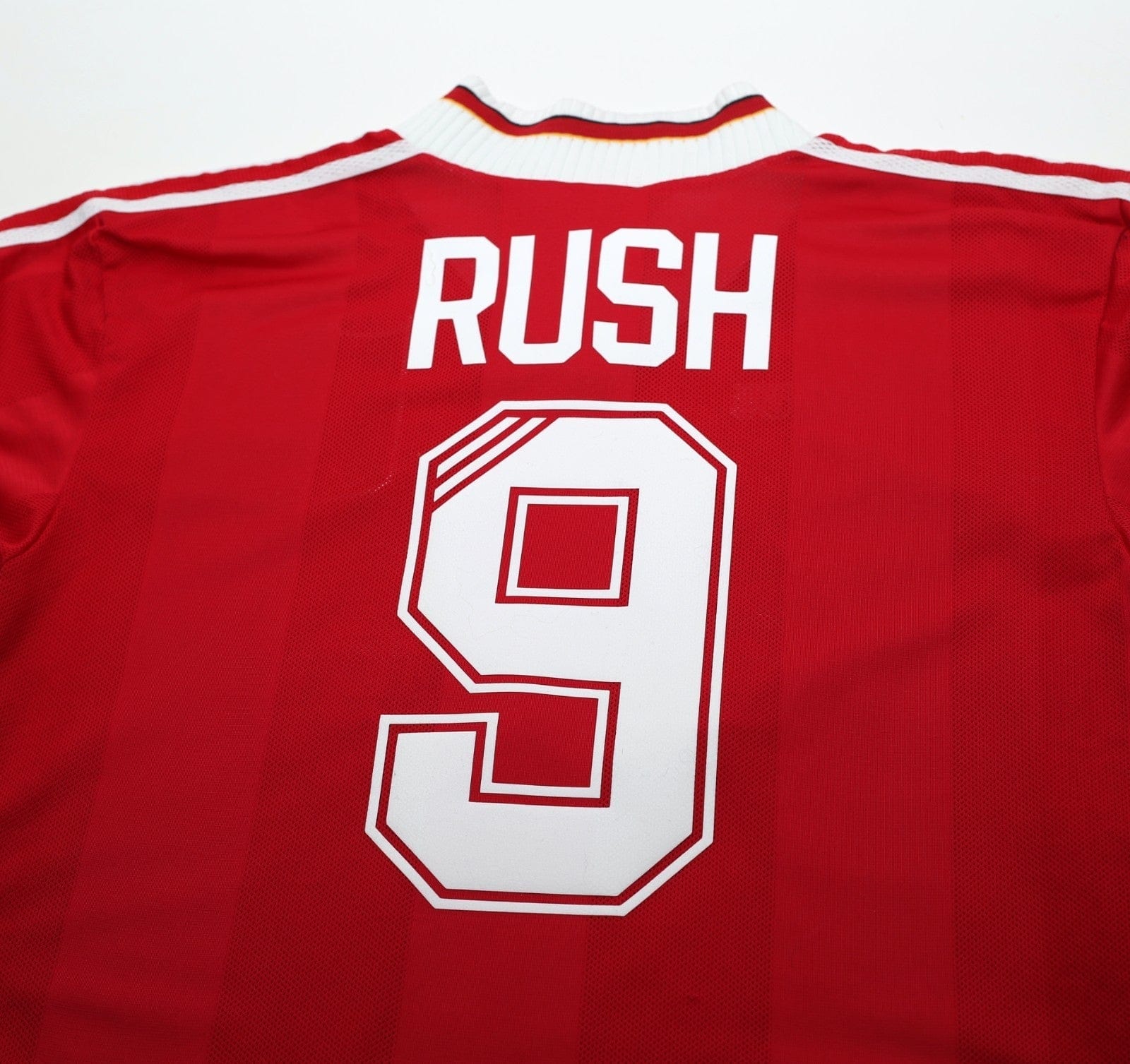 1995/96 RUSH #9 Liverpool Vintage adidas Home Football Shirt (S)