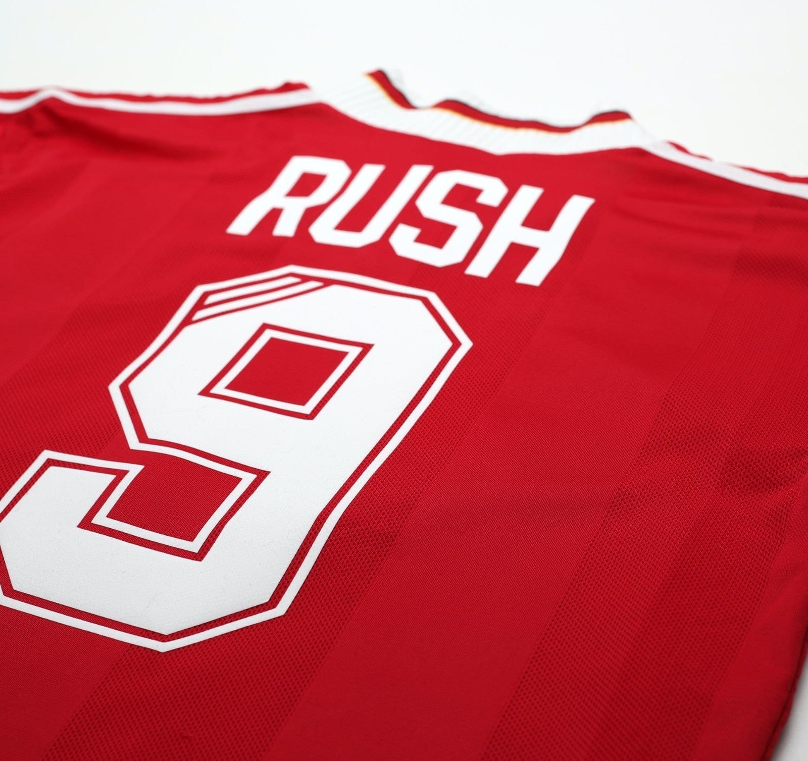 1995/96 RUSH #9 Liverpool Vintage adidas Home Football Shirt (S)