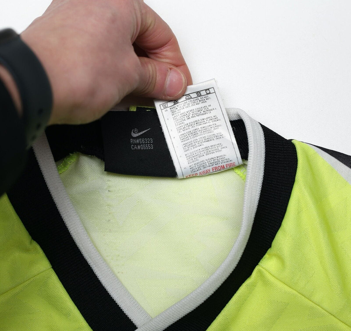 1995/96 SAMMER #6 Borussia Dortmund Vintage Nike Home Football Shirt (L)