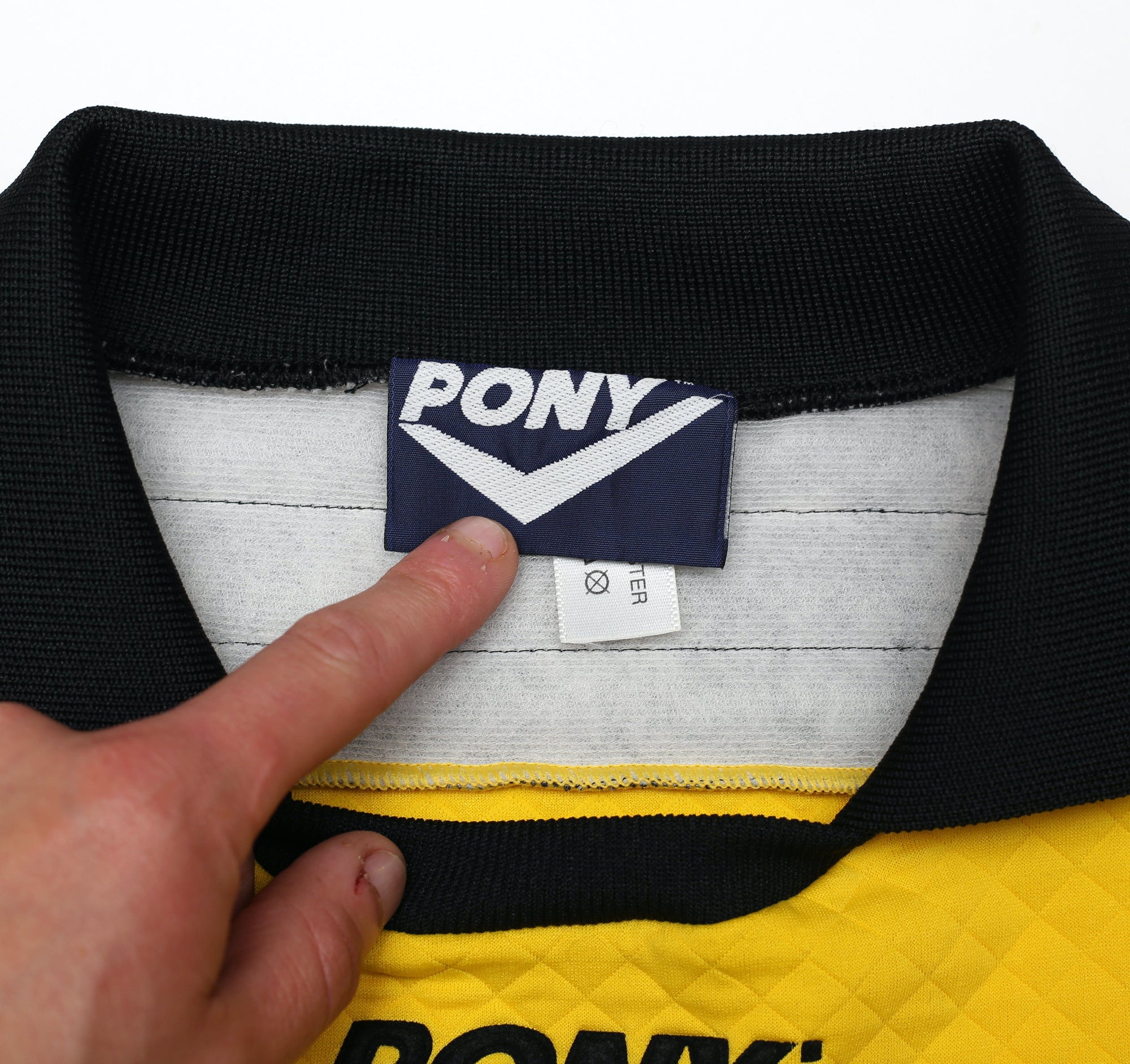 1995/96 WALKER #1 Tottenham Hotspur LS Vintage PONY GK Football Shirt (M)