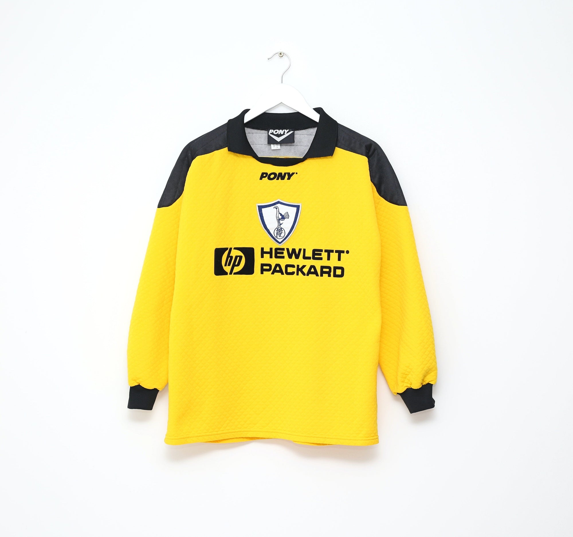 1995/96 WALKER #1 Tottenham Hotspur LS Vintage PONY GK Football Shirt (M)