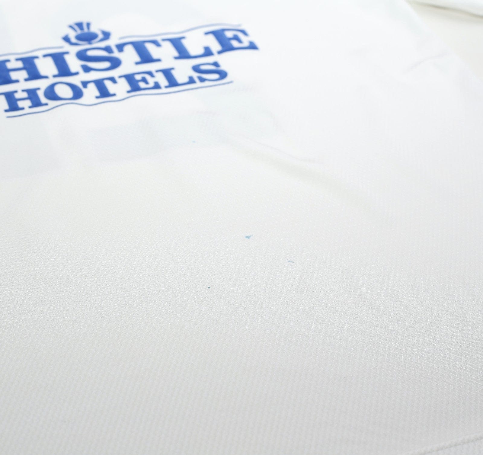 1995/96 YEBOAH #21 Leeds United Vintage ASICS Home Football Shirt (L)