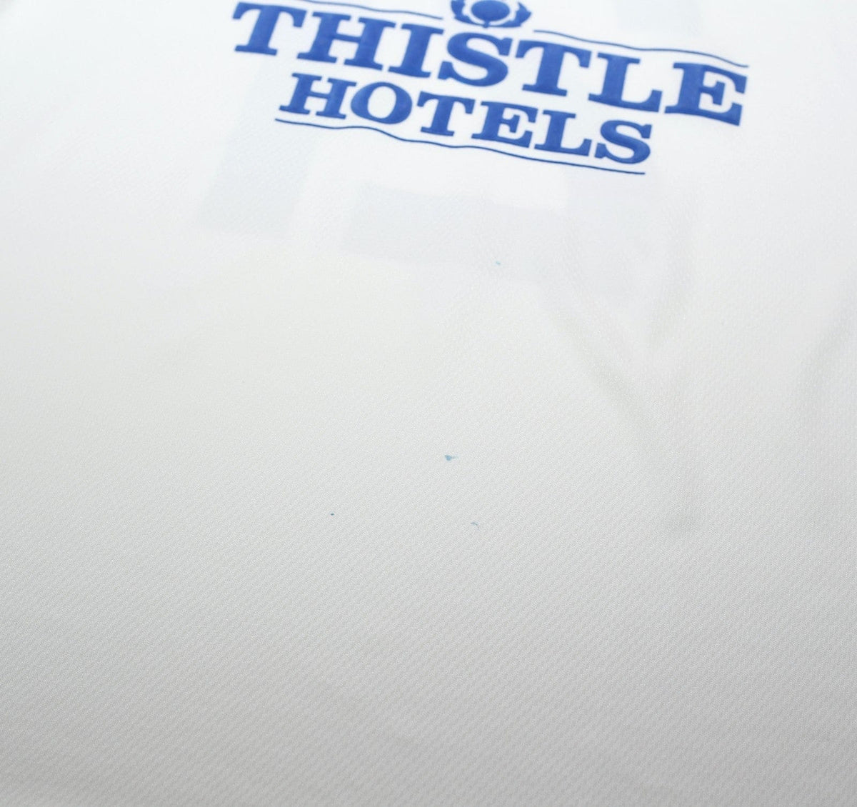 1995/96 YEBOAH #21 Leeds United Vintage ASICS Home Football Shirt (L)