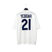 1995/96 Yeboah #21 Leeds United Vintage Asics Home Football Shirt (L)