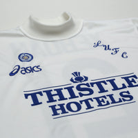 1995/96 Yeboah #21 Leeds United Vintage Asics Home Football Shirt (L)