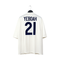 1995/96 Yeboah #21 Leeds United Vintage Asics Home Football Shirt (XXL)