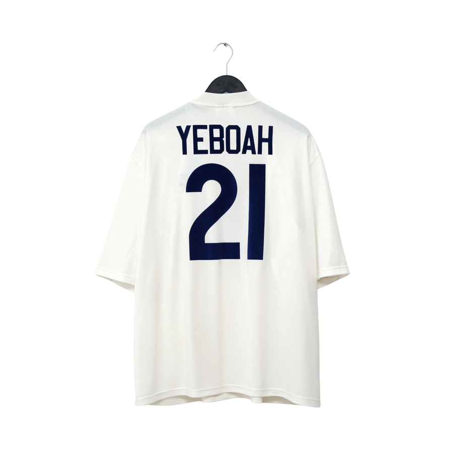 1995/96 Yeboah #21 Leeds United Vintage Asics Home Football Shirt (XXL)