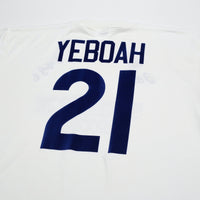 1995/96 Yeboah #21 Leeds United Vintage Asics Home Football Shirt (XXL)