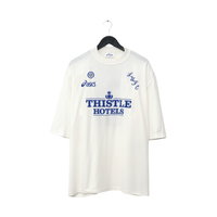 1995/96 Yeboah #21 Leeds United Vintage Asics Home Football Shirt (XXL)