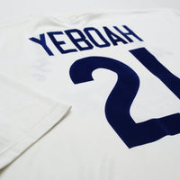 1995/96 Yeboah #21 Leeds United Vintage Asics Home Football Shirt (XXL)