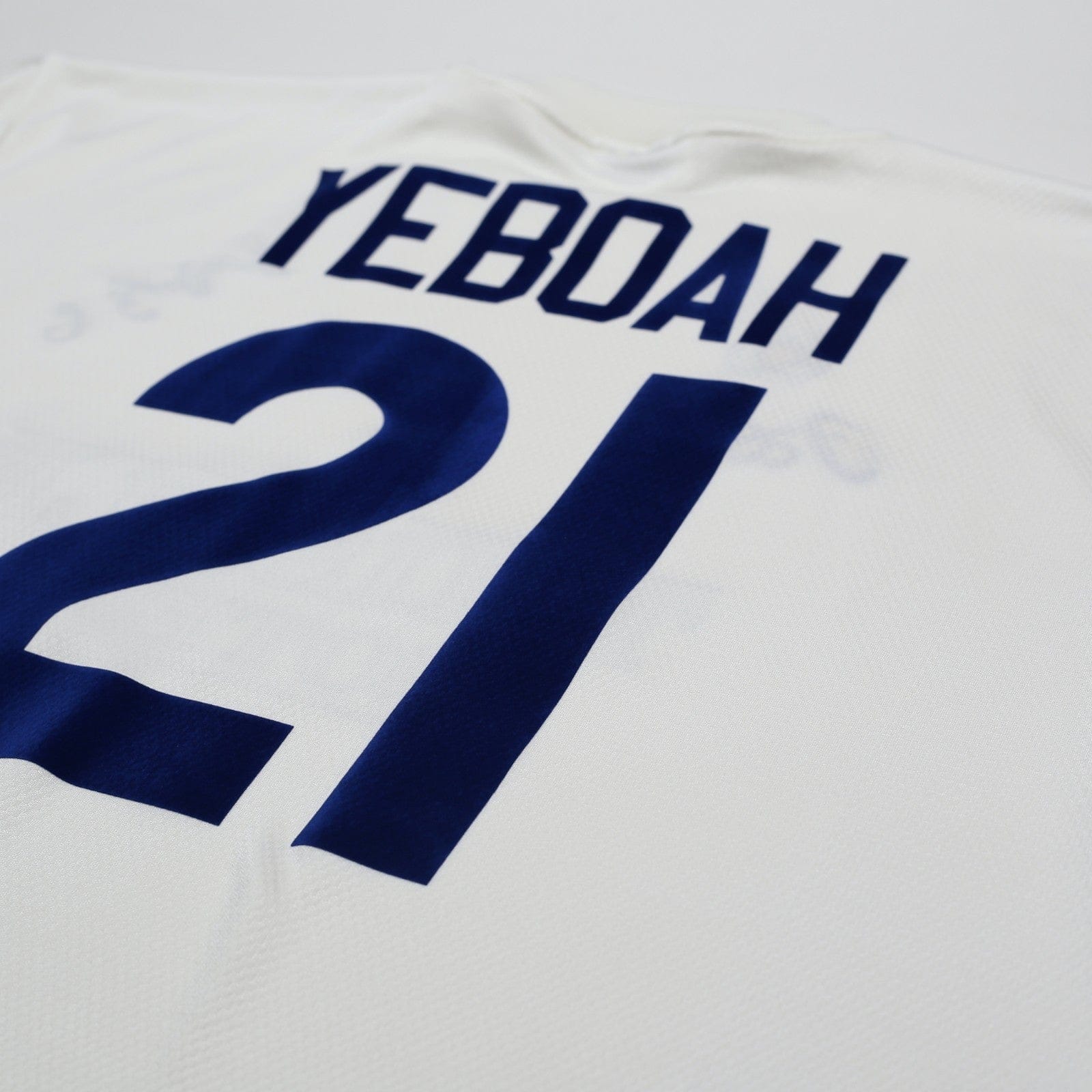 1995/96 Yeboah #21 Leeds United Vintage Asics Home Football Shirt (XXL)