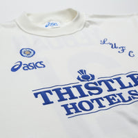 1995/96 Yeboah #21 Leeds United Vintage Asics Home Football Shirt (XXL)