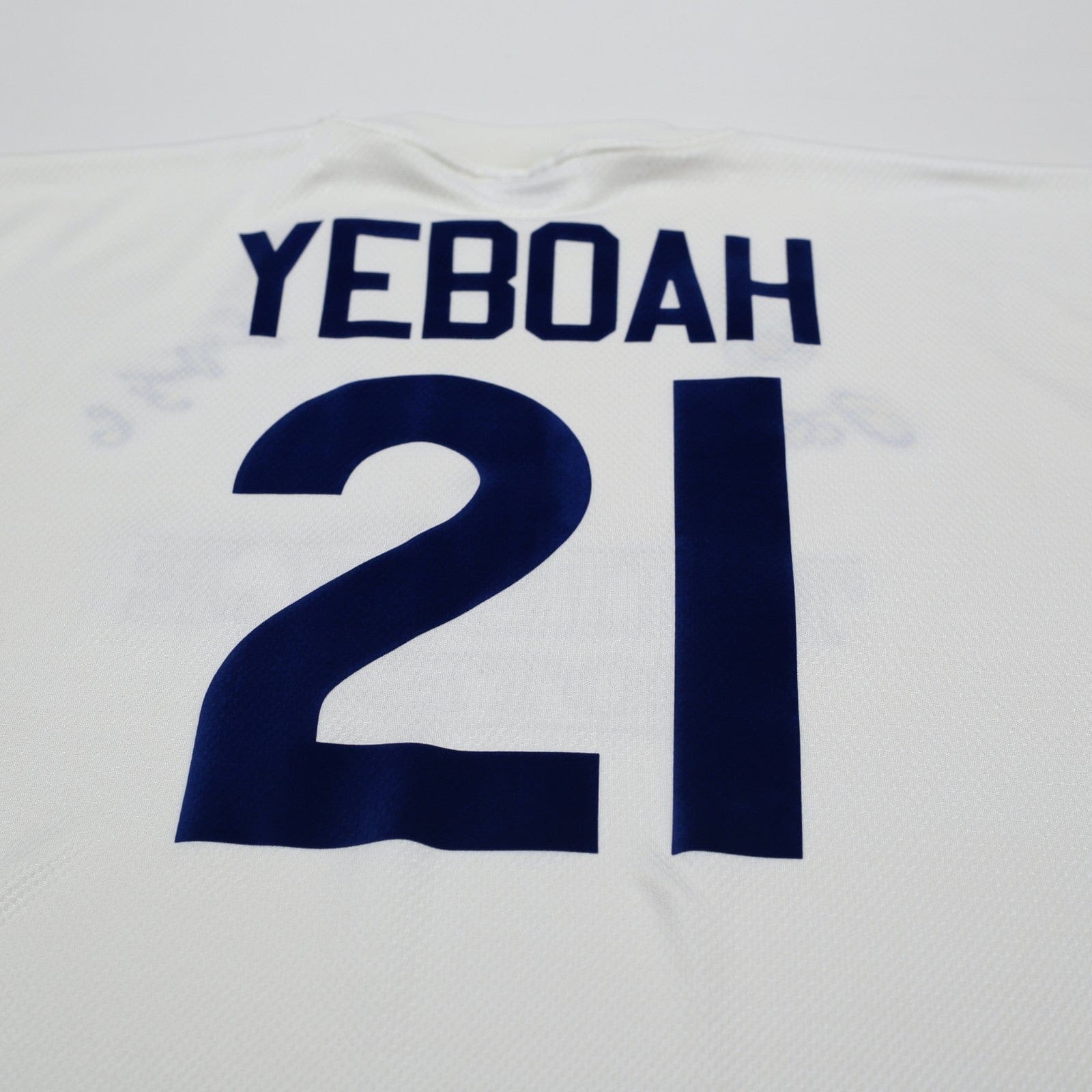 1995/96 Yeboah #21 Leeds United Vintage Asics Home Football Shirt (XXL)