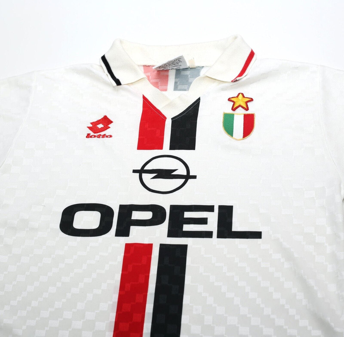 1995/97 AC MILAN Vintage Lotto Away Football Shirt Jersey (M)
