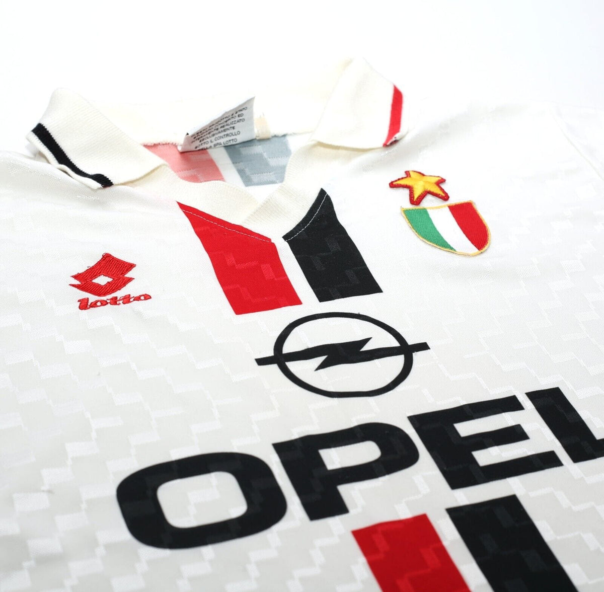 1995/97 AC MILAN Vintage Lotto Away Football Shirt Jersey (M)