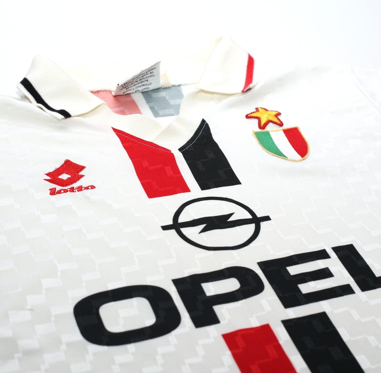 1995/97 AC MILAN Vintage Lotto Away Football Shirt Jersey (M)