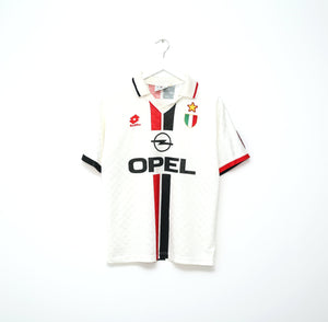 1995/97 AC MILAN Vintage Lotto Away Football Shirt Jersey (M)