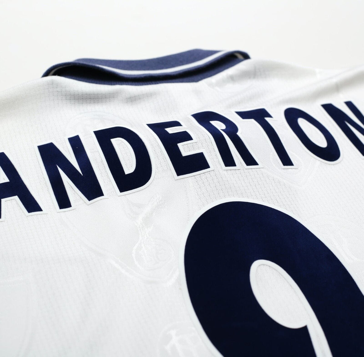1995-97 Tottenham Home Shirt Anderton #9 - 9/10 - (XXL)