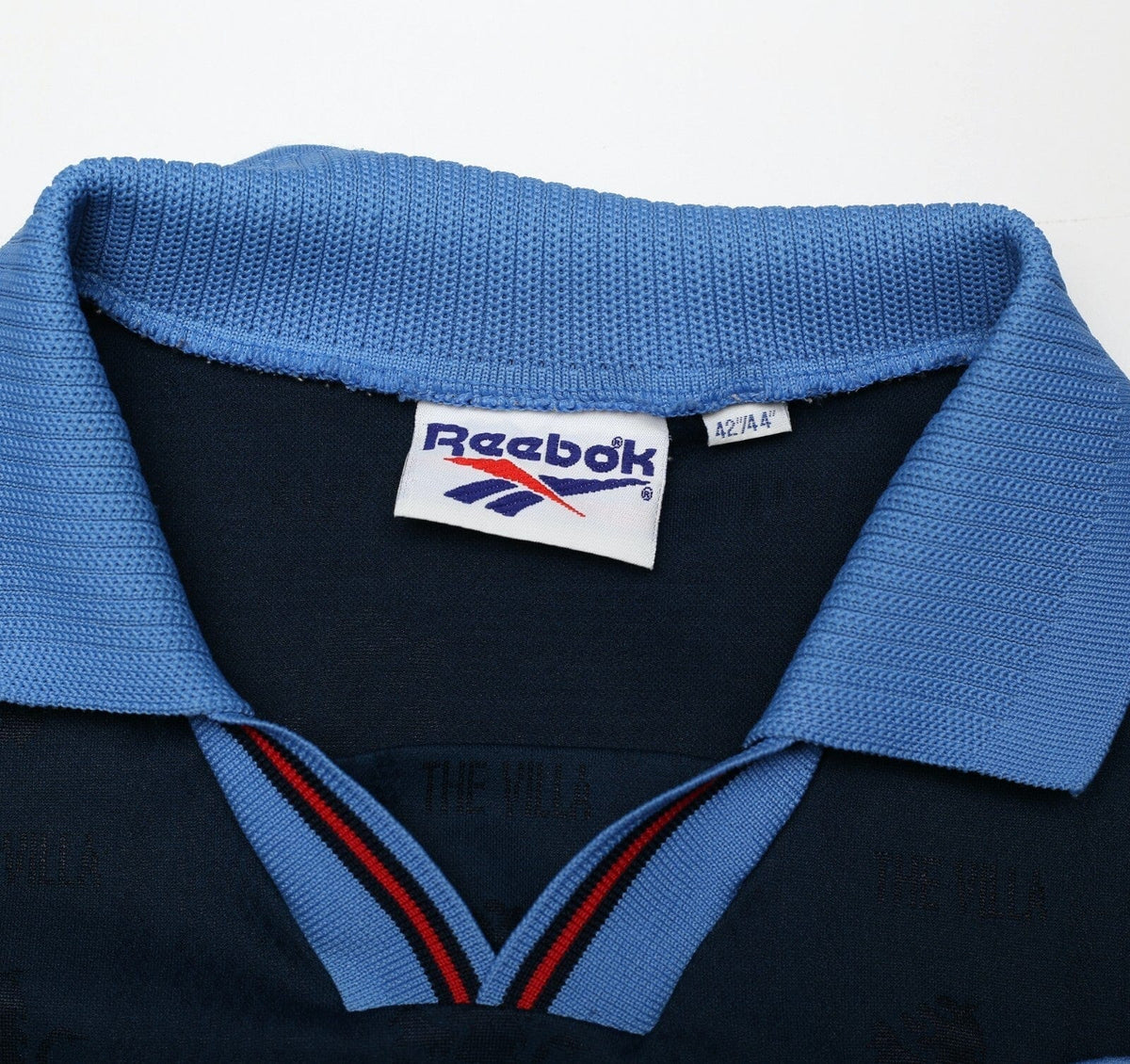 1995/97 ASTON VILLA Vintage Reebok Away Football Shirt Jersey (L)