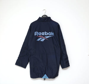1995/97 ASTON VILLA Vintage Reebok Football Rain Jacket Coat (L) Yorke Era