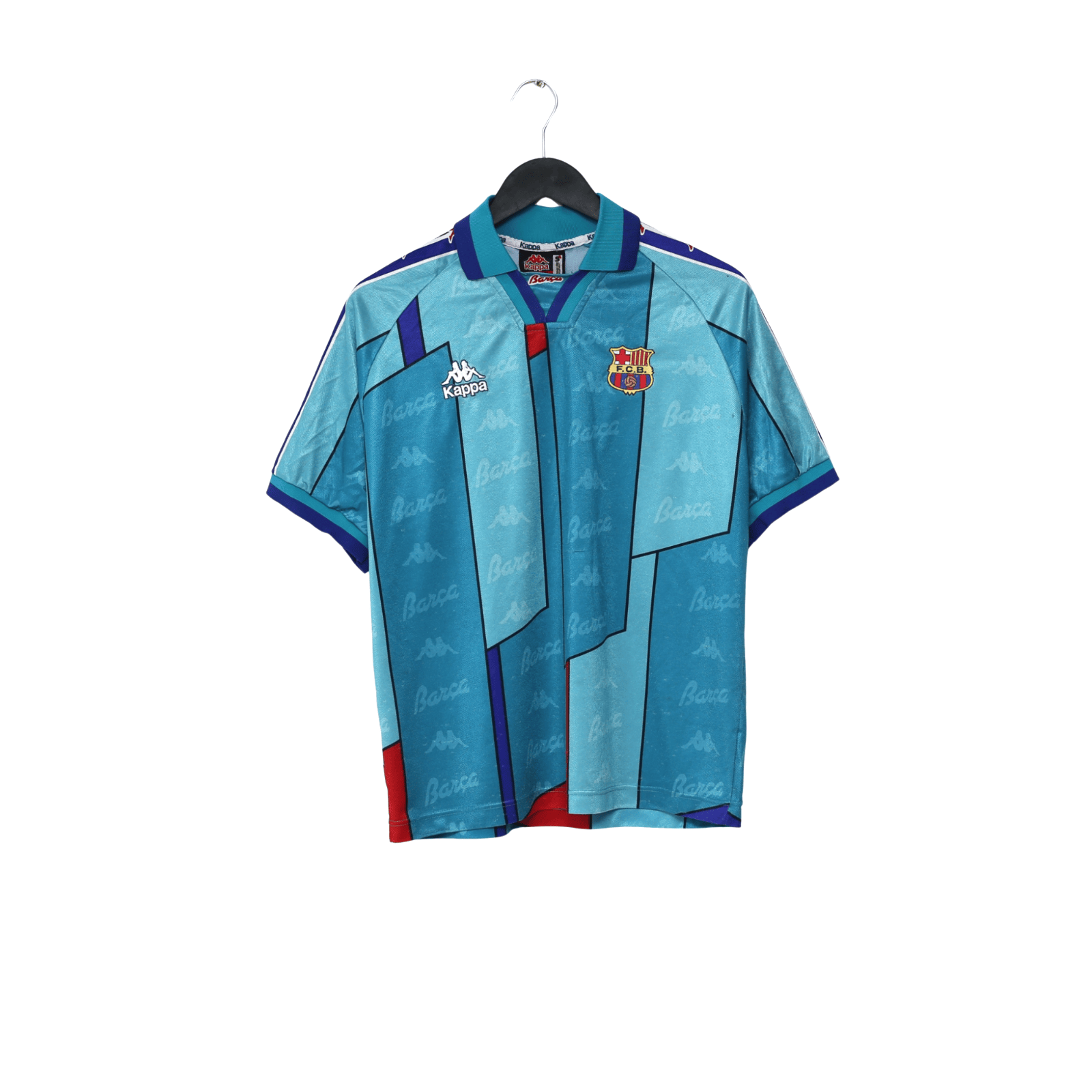 1995/97 Barcelona Vintage Kappa Away Football Shirt (S)