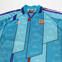 1995/97 Barcelona Vintage Kappa Away Football Shirt (S)