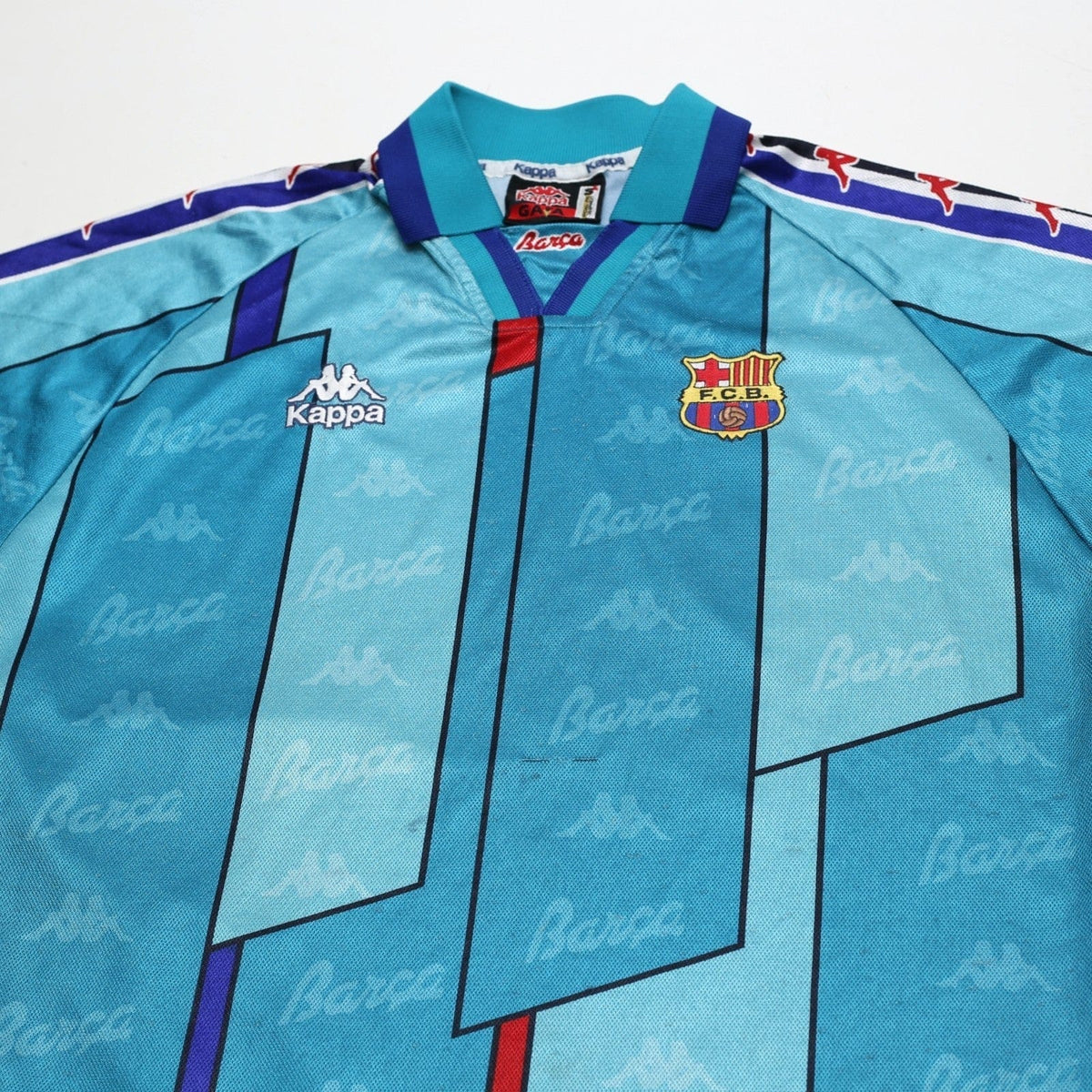 1995/97 Barcelona Vintage Kappa Away Football Shirt (S)