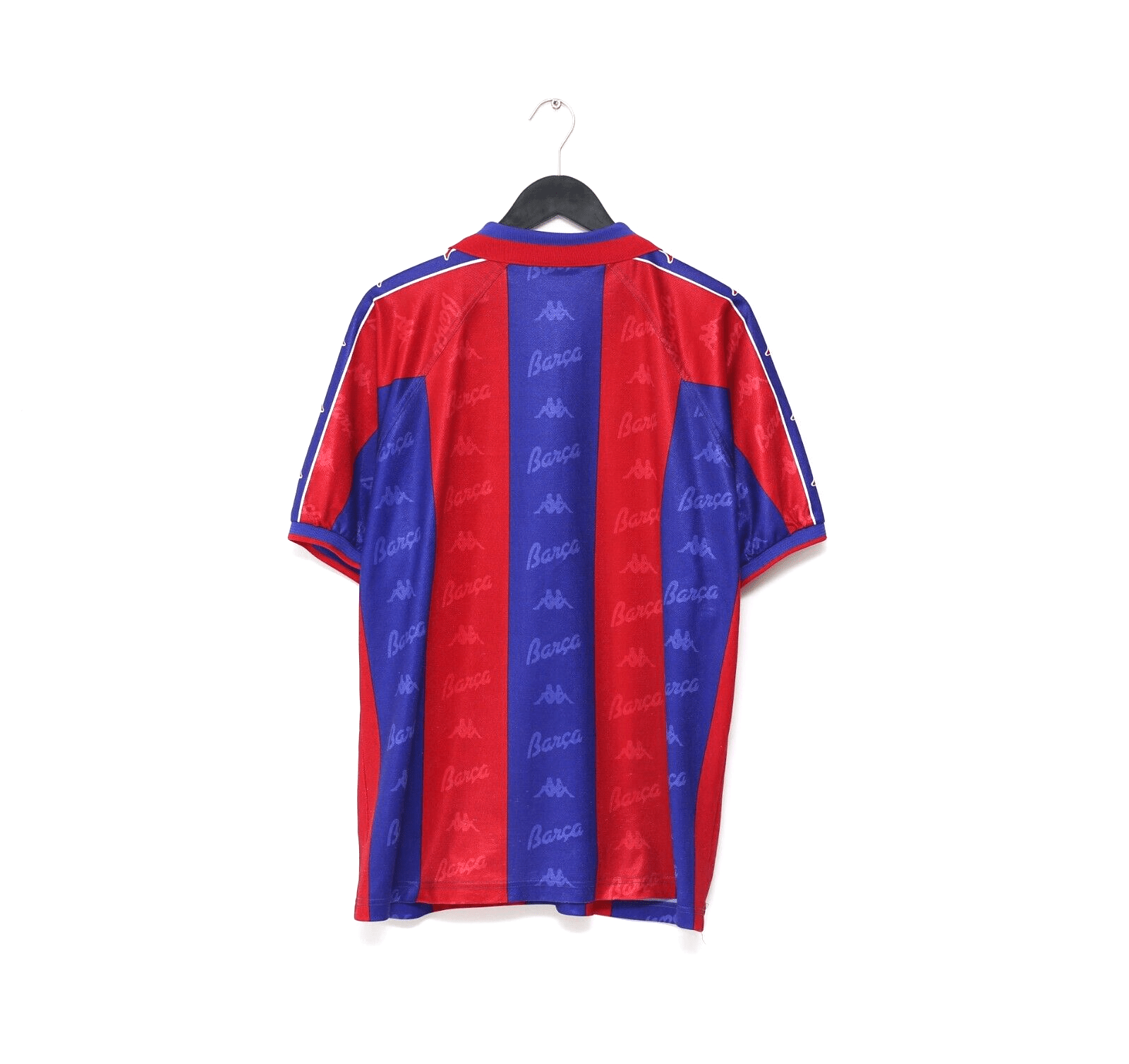 1995 97 Barcelona Vintage Home Football Shirt Size L Kappa Jersey Football Shirt Collective