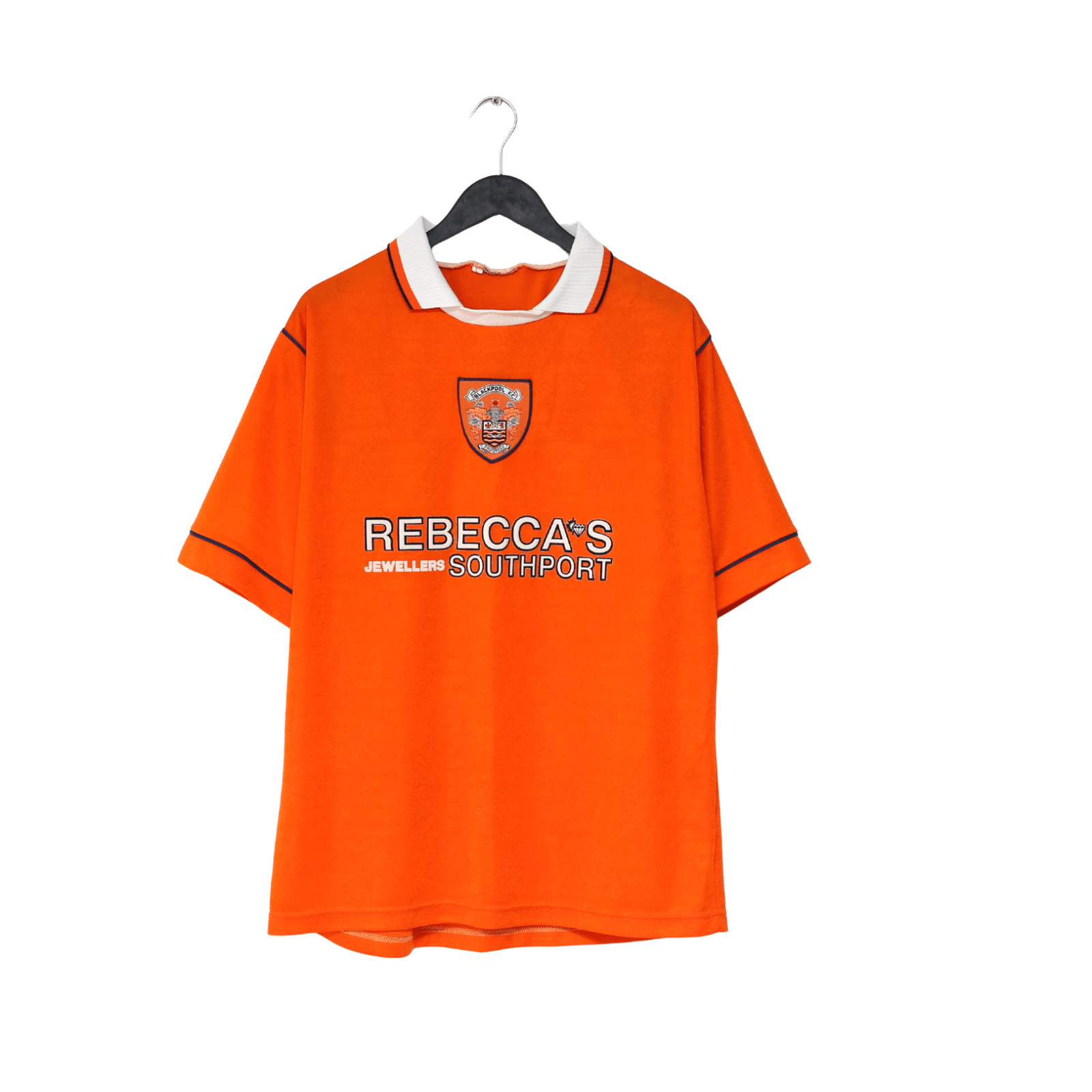 1995/97 BLACKPOOL FC Vintage Pool Pro Wear Home Football Shirt (L)