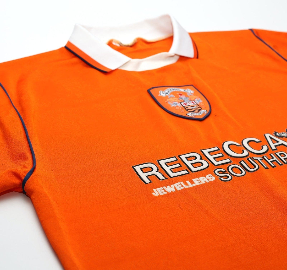 1995/97 BLACKPOOL FC Vintage Pool Pro Wear Home Football Shirt (L)