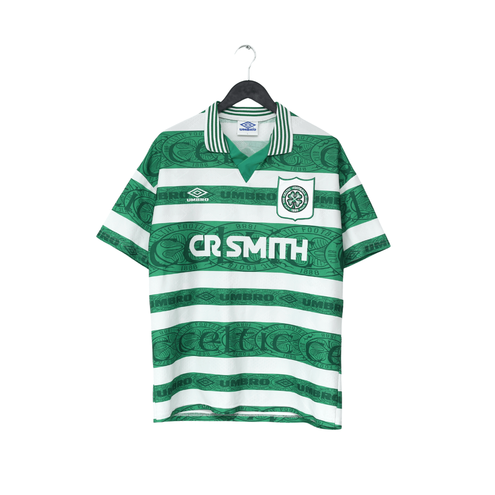 1995/97 CADETE #11 Celtic Vintage Umbro Home Football Shirt (L)