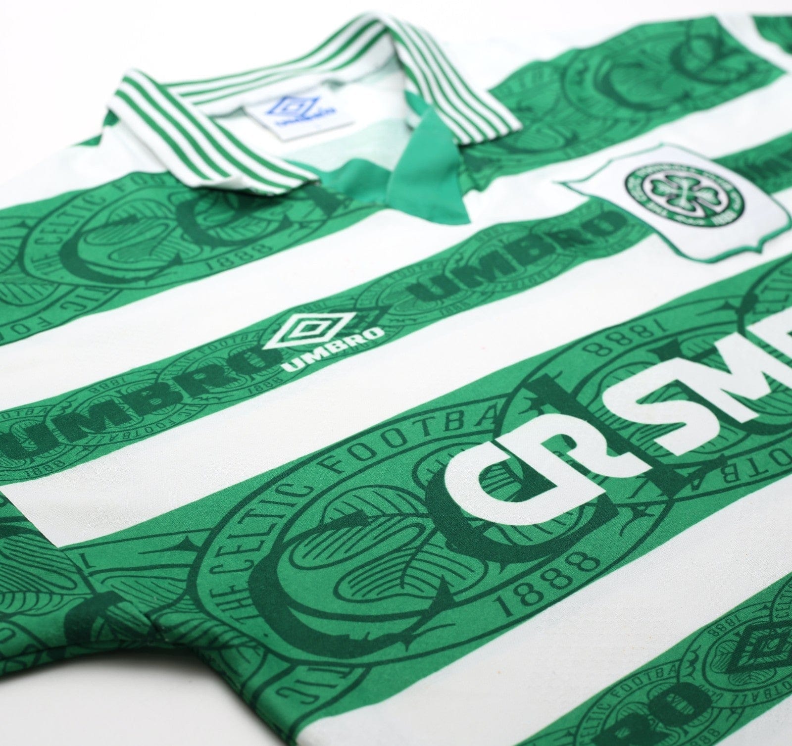 1995/97 CADETE #11 Celtic Vintage Umbro Home Football Shirt (L)
