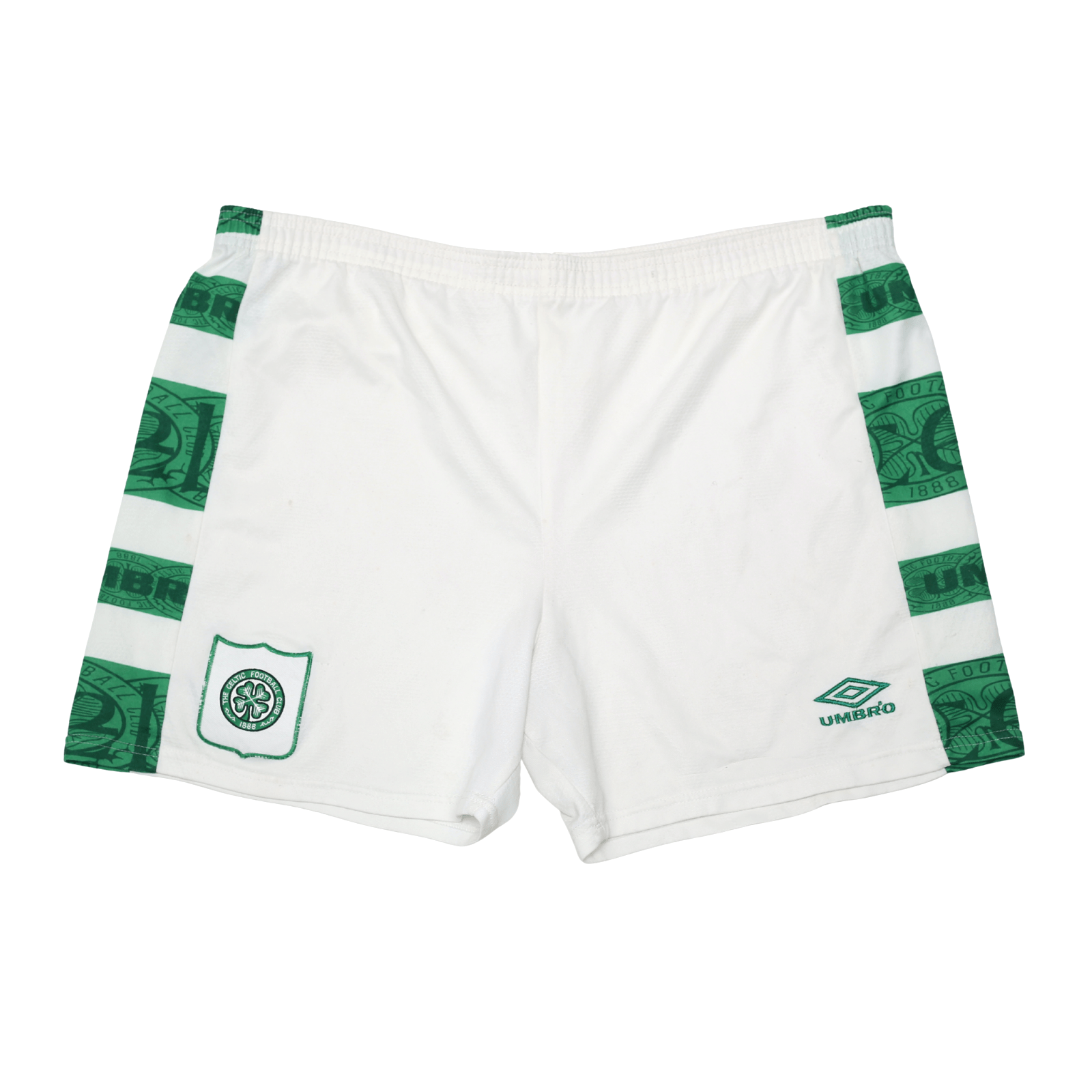 1995/97 CELTIC Vintage Umbro Home Football Shorts 40" XXL