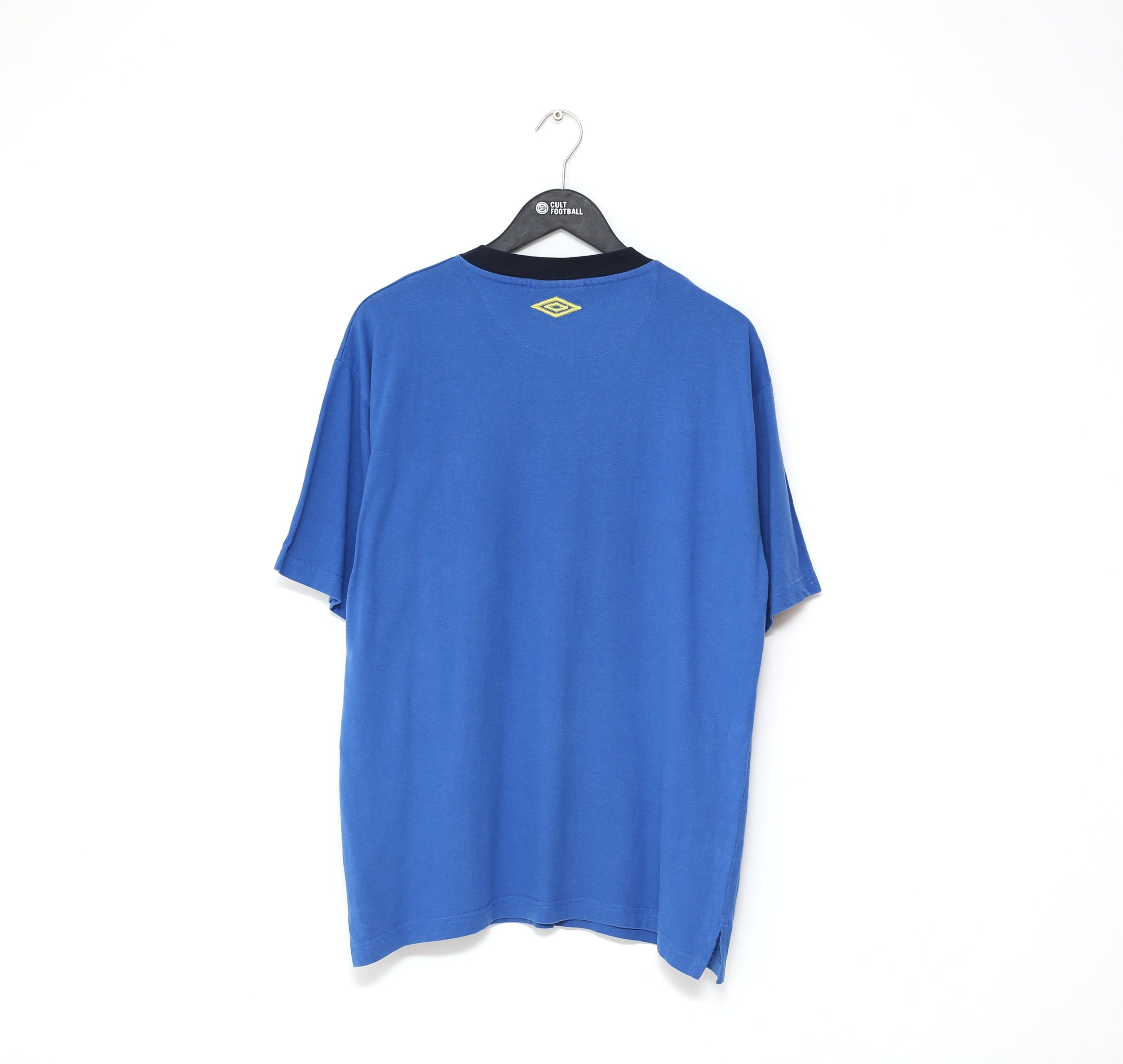 1995/97 CHELSEA Vintage Umbro Football Training T Shirt (L) Zola Wise Vialli Era